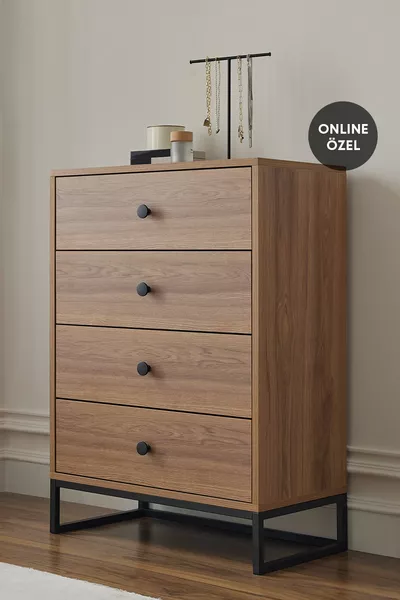 Kalinsta Dresser - Walnut