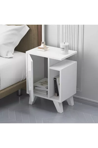 Bengi Wit Nachtkastje
