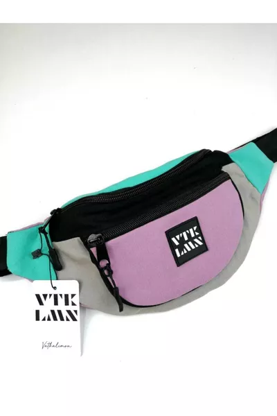 Unisex Renkli Omuz Ve Bel Çantası