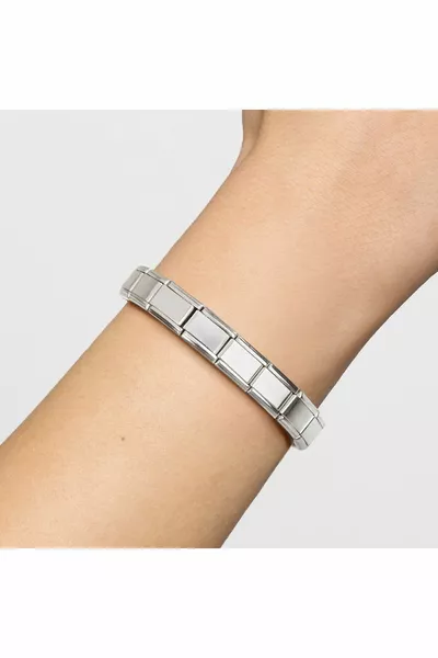 Evrim Akdamar-Steel Italian Bracelet Without Engraving