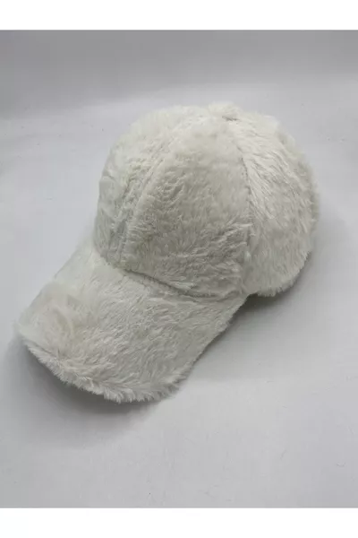 Casquette de baseball tendance en peluche d'hiver pour femme
