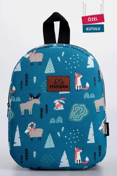 حيوانات برية للأطفال من 0-8 سنوات - حقيبة ظهر للأطفال للحضانة ومرحلة ما قبل المدرسة [معبأة بشكل خاص]