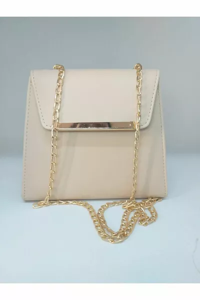 حقيبة نسائية بيج بحمالة سلسلة