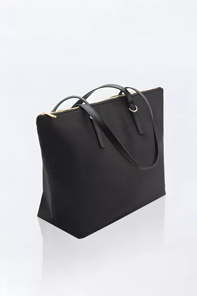 حقيبة يد وكتف نسائية سوداء مضادة للماء