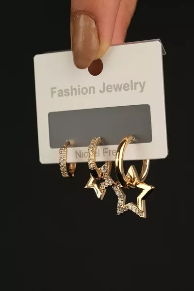 Orecchini in acciaio, garantiti, non scoloriscono, con fattura