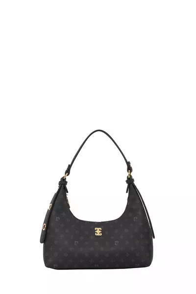 Black Monogram Women's Shoulder Bag 