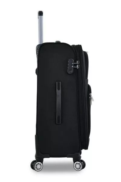 حقيبة سفر متوسطة الحجم من القماش الأسود للجنسين orta