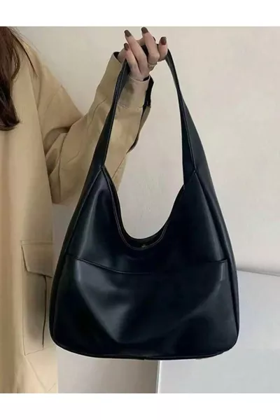 Damen Schultergurt Retro Tote Tasche