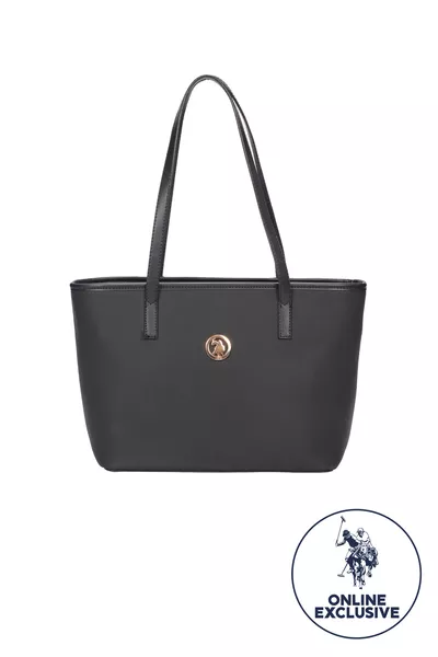 Schwarze Damen-Umhängetasche  Online-Exklusiv