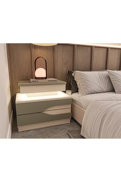 Nachtkastje met NFC-kaart en verborgen vakjes