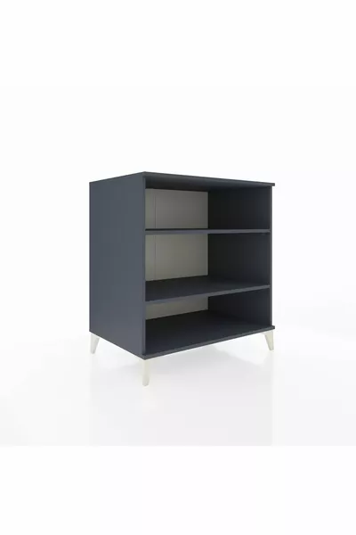 خزانة كرونوس ذات رفين أنثراسيت-أنثراسيت