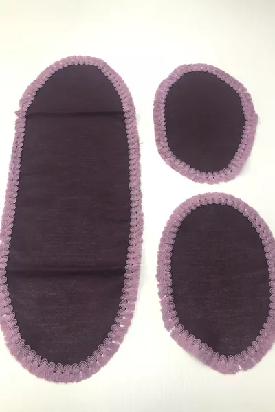 3-delig Geborduurd Slaapkamer Set