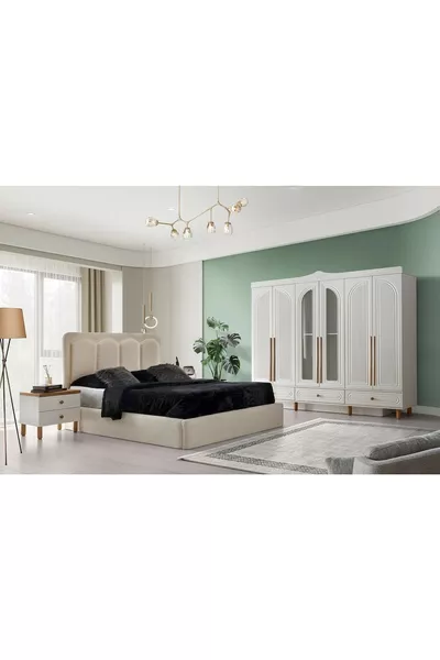 İZMİR MDF BAZALI YATAK ODASI TAKIMI