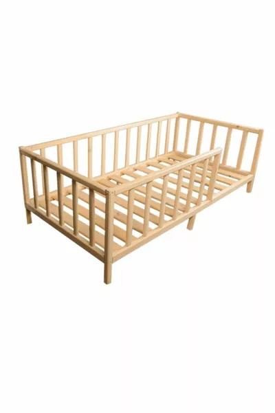 Holz-Montessori-Bett Babybett Kinderbett