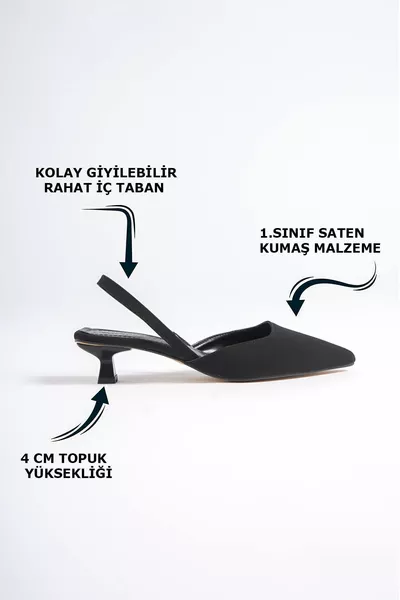 Schwarz Niedrige Dünne Absätze Wildleder Seitlich Elastisch Damen Abendkleider Klassische Absätze