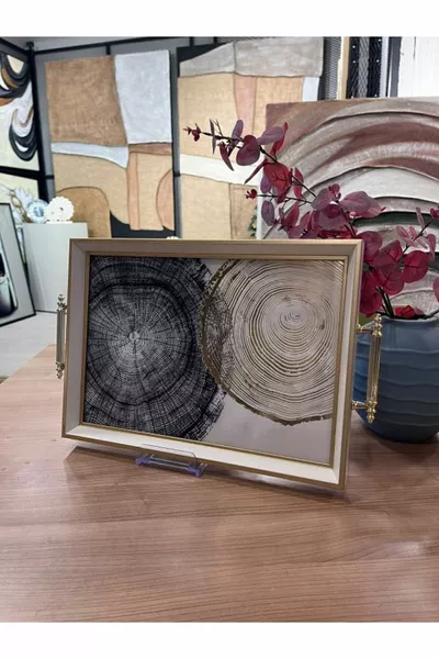 صينية شاي وقهوة فاخرة لخواتم الخطوبة