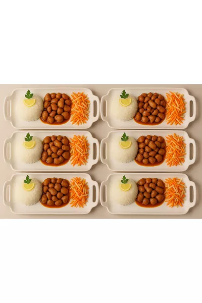 6 Lı Tavuk Dünyası Tabak  Cm