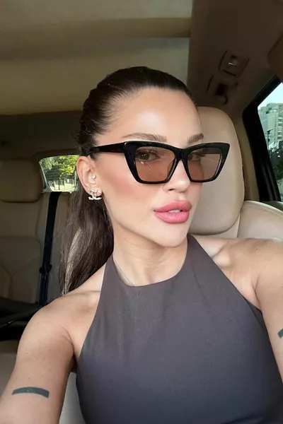 نظارات شمسية نسائية من سييرو بلون طبيعي  موديل حديث للموسم الجديد