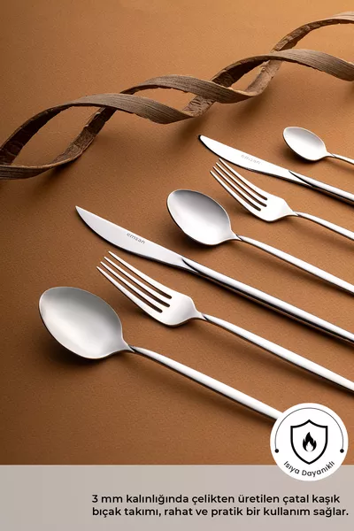 Alya  части -местен комплект вилици, лъжици и ножове с луксозна кутия