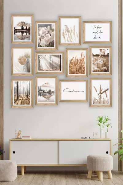 -Delige MDF Schilderijen Set met Lijstrand