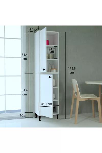 Kumru 6-Shelf Wardrobe