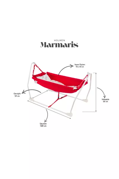 أرجوحة أطفال مارماريس - أحمر