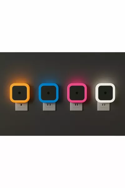 Сенсорная ночная лампа Включи в розетку и работай Разноцветный светодиодный спот