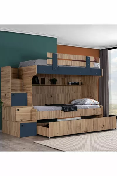 Кровать-чердак, Riva с ящиком, 3 матраса Comfort