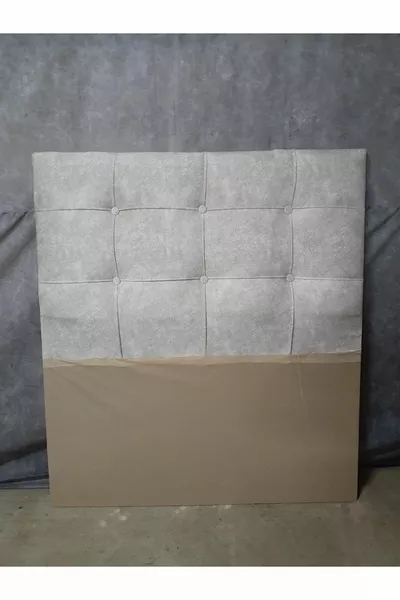 Baza Yatak Başlığı  X  Kare Kapitone Krem