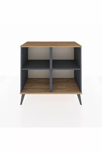 خزانة هايبريون 2 رف أنترسايت-صنوبر/أنترسايت