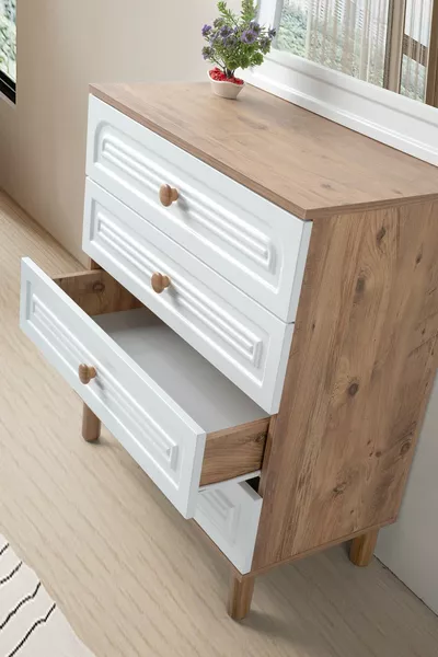 خزانة زنبق بوهيمي بصناديق بدون مرآة