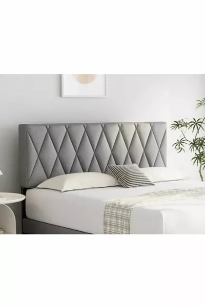 Двухспальная кровать с изголовьем и основанием