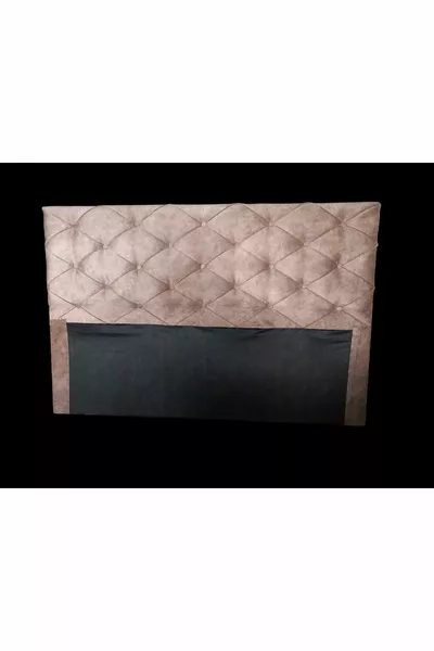 Testiera del letto base * Marrone scuro con bottoni