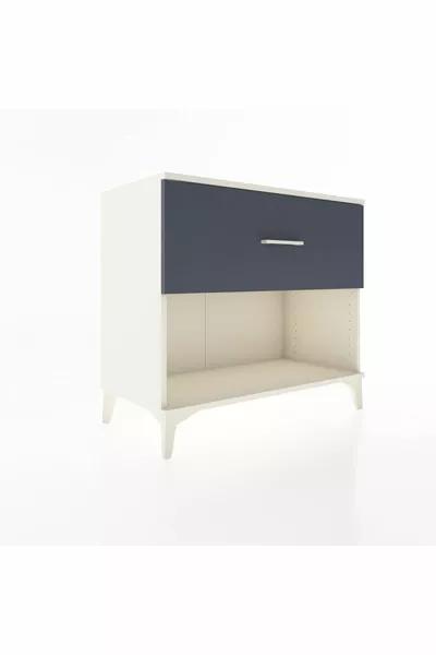 خزانة هايبيريون بصندوق واحد بحجر القمر - أنثراسيت