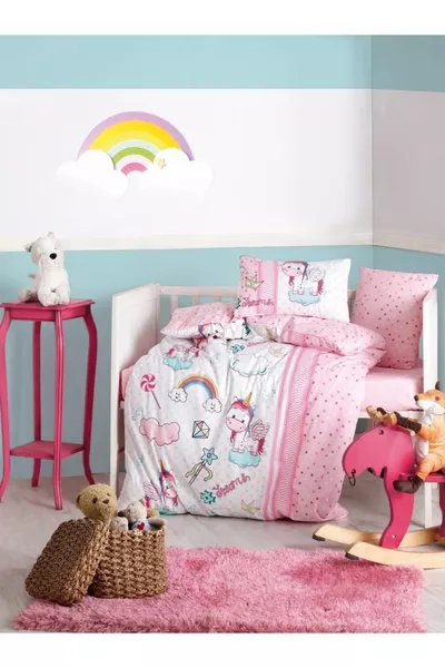 Set di Pannolini per Bambino Unicorno Rosa