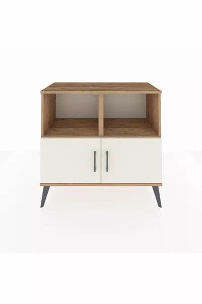 Hyperion Dresser 2 Shelves 2 Doors Pine-Beige/Pine