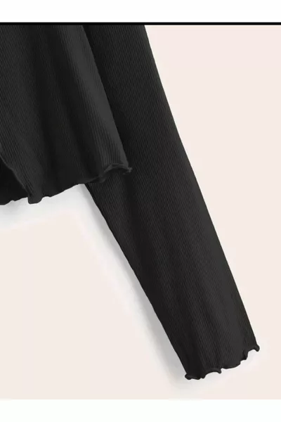 كارديغان بوهمي للنساء مع بلوزة سوداء