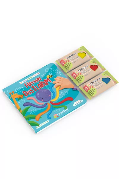 أصدقائي الحيوانات أول نشاط بالعجين اللّعبي وعجين اللعب الطبيعي جرام