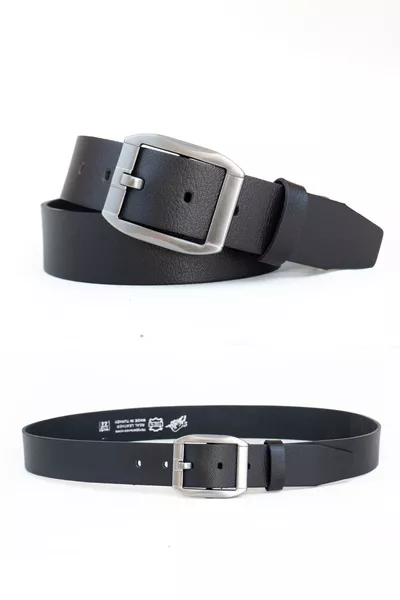 علبة فاخرة | جلد أصلي ٪ | حزام بنطلون جينز/قماش رجالي | حزام من الجلد الإيطالي الناعم