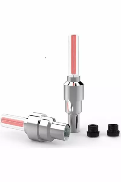 1 Çift Led Işıklı Fotosel Hareket Sensörlü Kırmızı Işıklı Bisiklet Araba Motor Sibop Kapağı Lambası