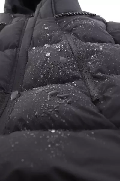 Водонепроницаемый и ветронепроницаемый мужской черный длинный пуховик с меховой подкладкой & куртка & парка