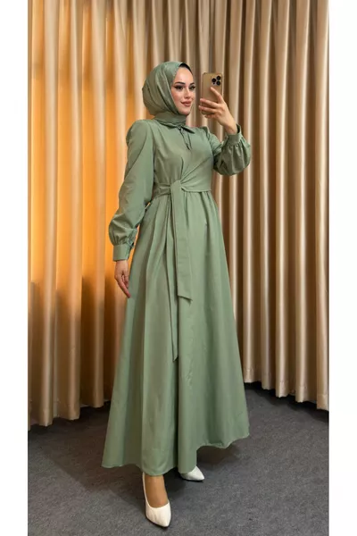 فستان أليمه تيريكوتون بالنعناع