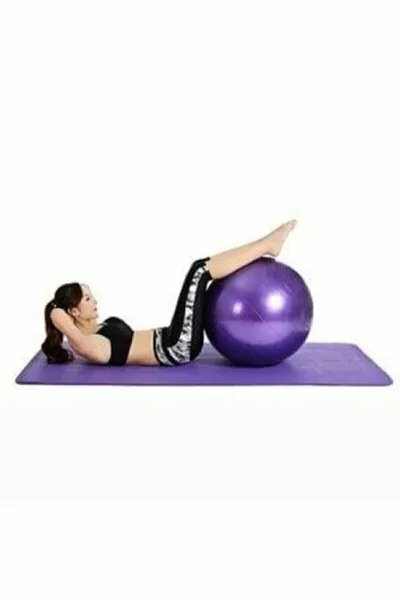  Cm Mor Pilates Topu Yoga Plates Egzersiz Topu Ball