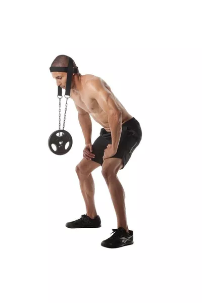 حزام عنق ورأس أسود أصفر للتمارين الرياضية والأوزان من ليون كلاسيك