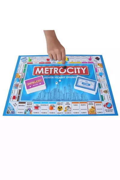 Metrocity Gioco da Tavolo di Strategia e Commercio Immobiliare delle Città del Mondo | Gioco di Strategia Divertente