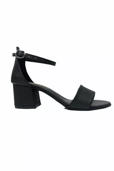 Sandales en cuir fascion à bride unique pour femmes