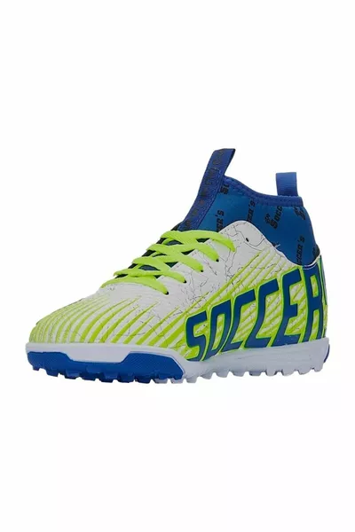 Носки Футбольные Бутсы с искусственным покрытием БЕЛЫЙ СИНИЙ