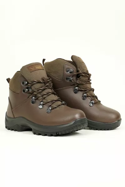 أحذية الشتاء البني للماء