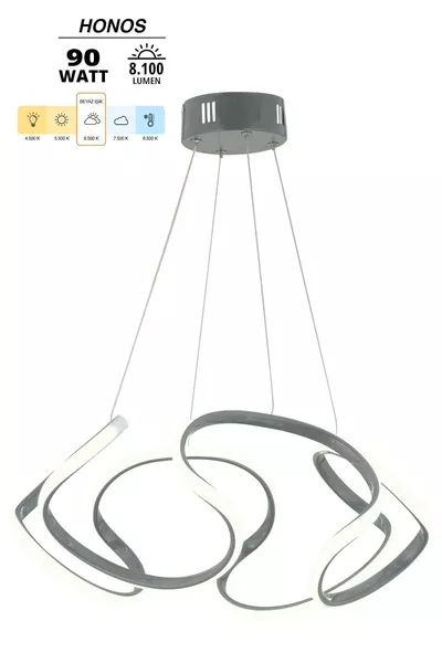 ثريا هونوس فوما الحديثة باللون الأبيض مع إضاءة LED لغرفة المعيشة والمطبخ وغرفة النوم والردهة