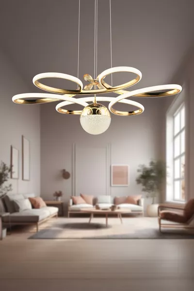 Современная подвесная люстра с розовым золотым покрытием, белый свет, светодиодная люстра для гостиной, кухни, комнаты, холла